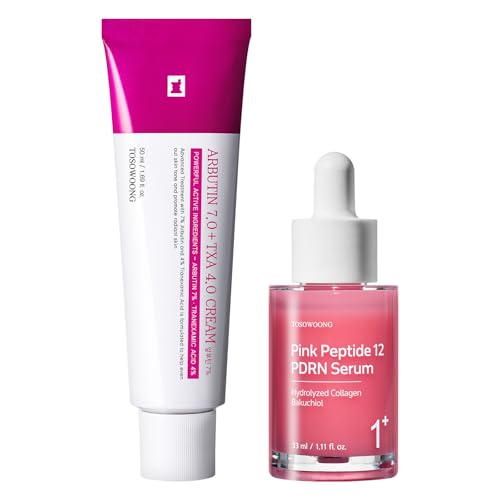 Tone-Refining Skin Care Duo with Arbutin & Peptide Serum for Uneven Skin