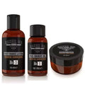 Razor MD Shave Trio for Men Pre-Shave Oil, Shaving Cream, Post-Shave Lotion, Premium Beard Care Kit And Beard Grooming Set Perfect for Conditioning And Beard Care, Sandalwood
