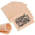 10Pcs Double Sides Thick Fake Skin Tattoo - 86 in Soft Practice Skin for Beginners and Experienced Tattoo Artists