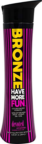 Devoted Creations Bronze Have More Fun Bronzer Tanning Lotion 8.45 oz