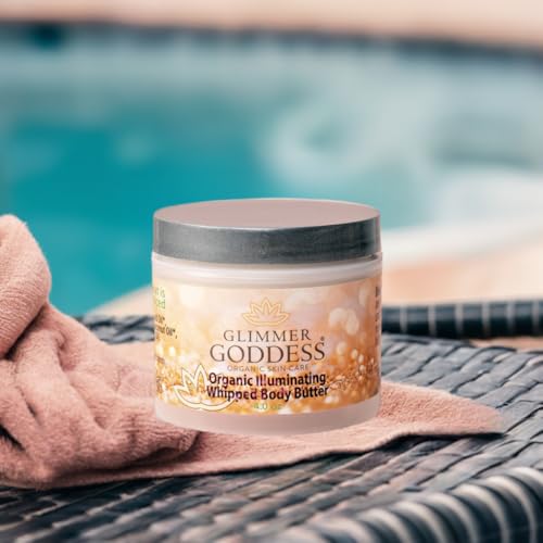 Glimmer Goddess Body Shimmer Butter for Glowing Skin - Gold Super 4oz (Variation)