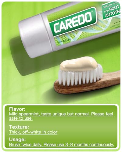 CAREDO Hydroxyapatite Toothpaste 3.52 oz - Dental Repair & Root Canal Support