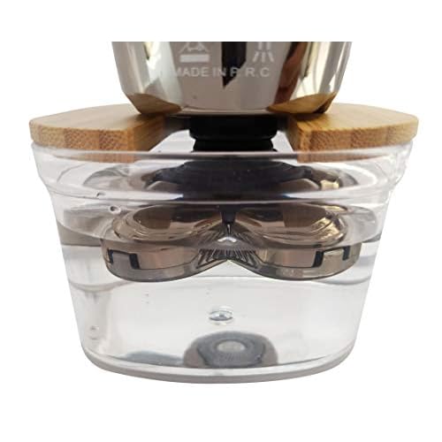 FitSand Bamboo Shaver Rinse Stand Compatible with Skull Shaver Pitbull Gold PRO GX5 Head and face Shaver
