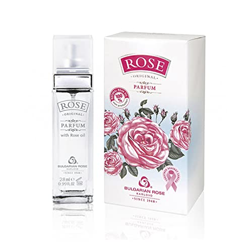 Bulgarian Rose Perfume - Natural Parfum with Essential Oils - Unisex 28ml