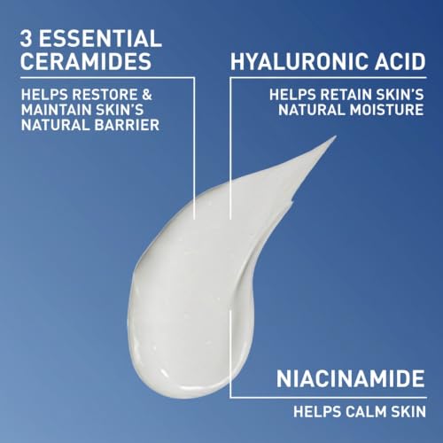 CeraVe Face Moisturizer Set with SPF 50 & Night Hydrating Lotion – Oil-Free, Hyaluronic Acid & Niacinamide