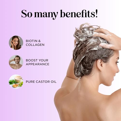 Citrus Biotin Shampoo with Rosemary Oil - Volumizing Natural Hair Care for Thinning Hair - 16 Fl Oz