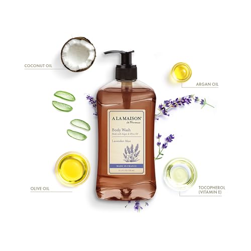 A LA MAISON Lavender Aloe Body Wash 25.36 Fl Oz, 2 Pack