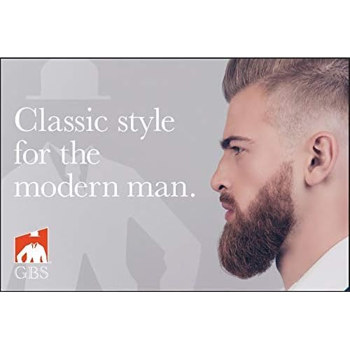 G.B.S Beard Care Razor kit, Beard Oil, Beard Brush, Sandalwood Beard Balm, Barber Scissors, Dressing Comb, MCT Mustache Comb and Razor Shavette Blades