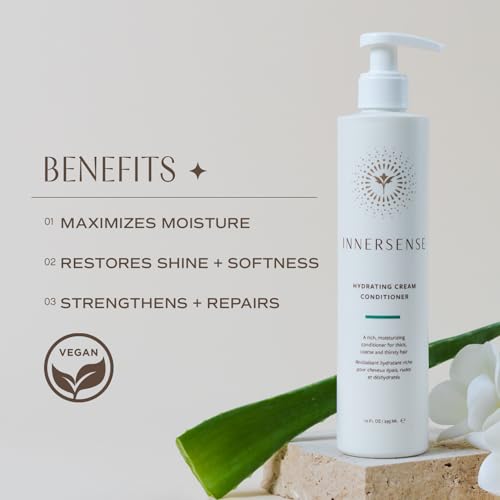 Organic Hydrating Cream Conditioner 32oz Refill - Silicone-Free Nourishing Hair Care