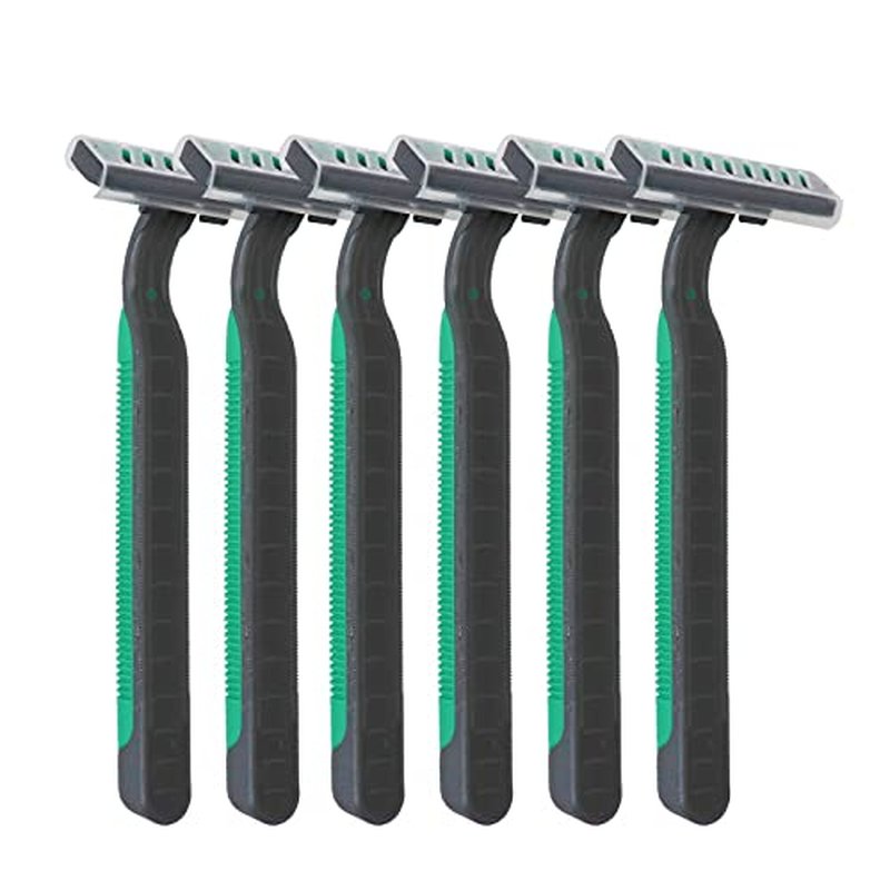 Disposable Razors Bulk, Individually Wrapped Razors for Travel, Hotel, Airbnb, and Homeless (50 Pack)