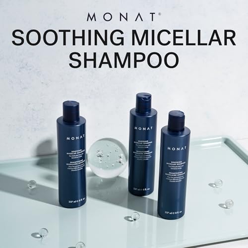 MONAT Micellar Shampoo for Sensitive Hair & Scalp, Gentle Cleansing 237ml