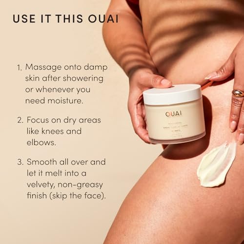 OUAI Body Creme St. Barts Travel Size 3.4 oz Hydrating Body Moisturizer