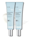 IUNIK Beta-Glucan Water Barrier Sunscreen Set - SPF 50+ PA++++, No White Cast, Matte Finish, 2 Pack