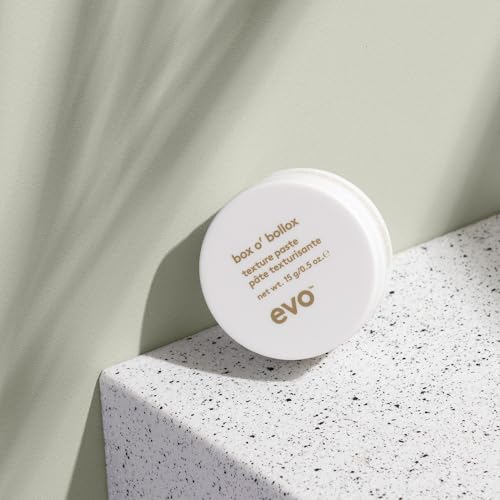 EVO Box O' Bollox Texture Paste - 0.53 Ounce Pack of 2, Strong Hold, Matte Finish