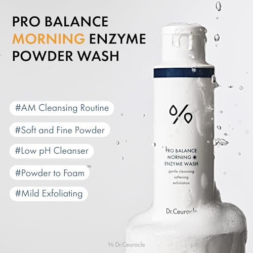 Enzyme Face Wash Set - Dual AM & PM Powder Cleansers for Deep Pore Cleansing
