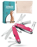 Fruit Dove Red 9-in-1 Manicure Pedicure Kit for Women & Men - DrFriedels