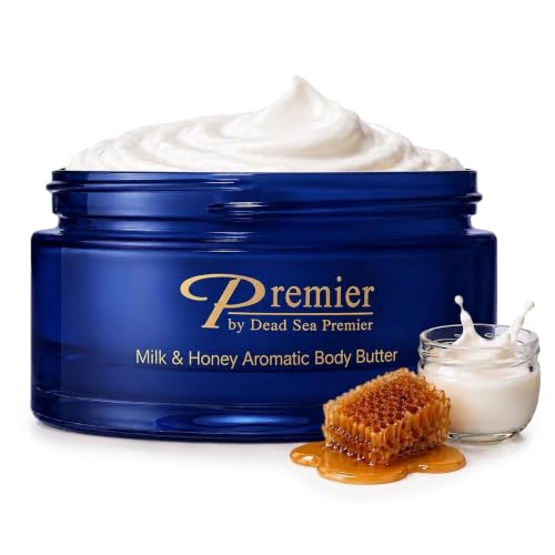 Premier Dead Sea Anti-Aging Body Cream with Milk & Honey - 5.95 Fl Oz