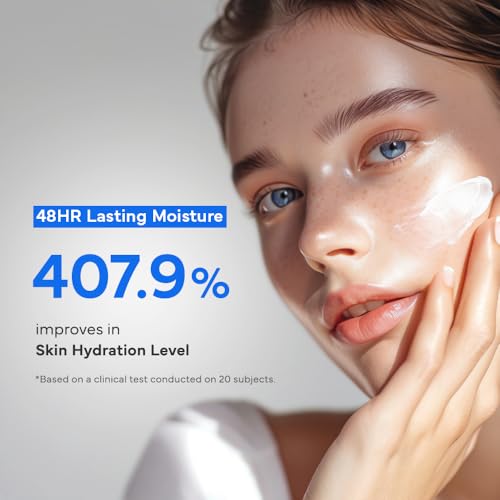 SAM'U PH Sensitive Cream? Face Moisturizer with Ceramide, Hyaluronic Acid & Allantoin & Centella, Long-lasting Hydration, Quick Absorbing Formula, Hypoallergenic Korean Skin Care 2.02 Fl Oz