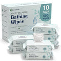 Adult Disposable Washcloths Pack of 10 - Extra Large, Plant-Based, Ultra Soft for Elderly & Incontinence Care