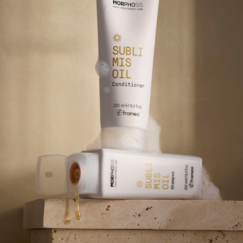 Framesi Morphosis Sublimis Oil Conditioner 8.4 Fl Oz - Hydrating Lightweight for Fine & Normal Hair