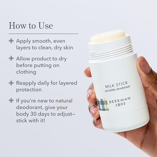 Beekman 1802 Milk Stick Whole Body Deodorant Citrus Scent 2.5 oz (Original Citron & Lemon)