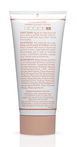 Gentle Deep Cleansing Face Wash for Mature Skin with Vitamins A C E - 6 oz