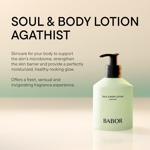 BABOR Soul & Body Lotion Agathist 250ml - Fast-Absorbing Moisturizer for Dry Skin