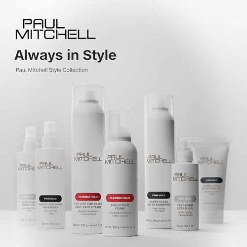 Paul Mitchell Super Sculpt Styling Glaze - Flexible Hold & Shine - Floral Scent - 33.8 Fl Oz - Breezy Variant