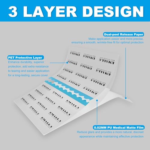 Emalla Waterproof Tattoo Aftercare Bandage Roll 8in x 11yd Flexible Skin Cover