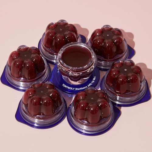 TONYMOLY Jelly Lip Melt ? Moisturizing & Hydrating Lip Balm Treatment with Blackberry ? Nourishing, Non-Sticky, Glossy Finish, 0.31 oz