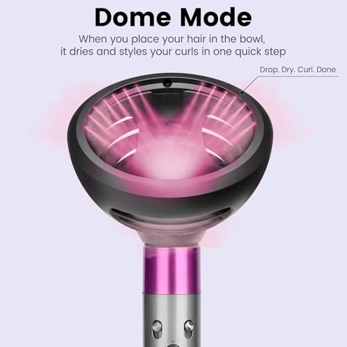PUREGUST Grey Wave Curl Diffuser Attachment for Dyson Airwrap HS01 HS05 HS08