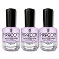 Miracote Quick-Dry High Gloss Top Coat - 3 Pack Nail Polish Sealer & Protector