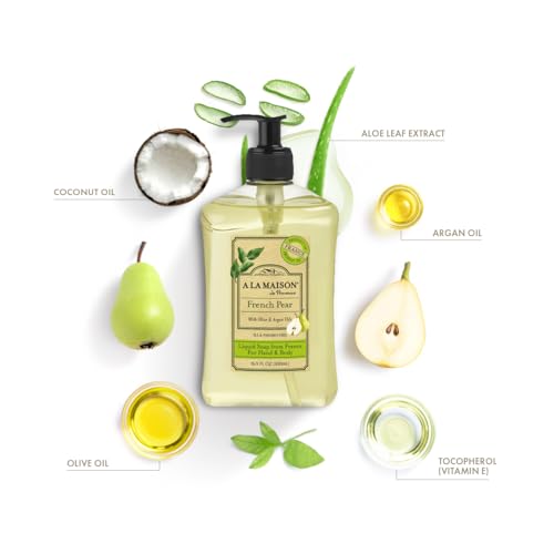 A LA MAISON Liquid Hand Soap, French Pear, 16.9 Fl Oz