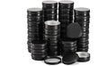 2 oz Aluminum Lip Balm Tin - 60 Pack Empty Cosmetic Containers with Screw Lid