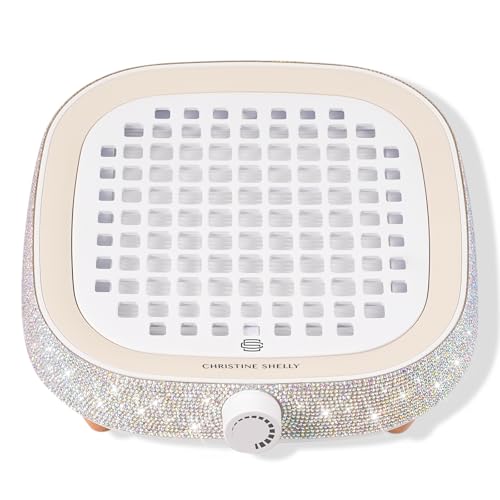 Nail Dust Collector, Powerful 4000RPM Vacuum Fan Vent Dust Collector Extractor Dust Suction Machine for Acrylic Nails Polishing, Nail Salon& Home