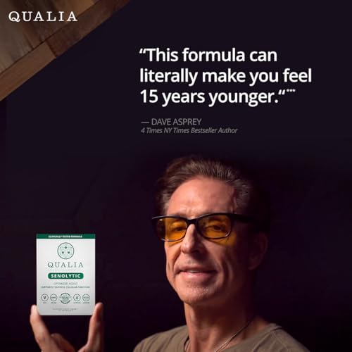 Qualia Senolytic 1400mg Fisetin Anti-Aging - 12 Count