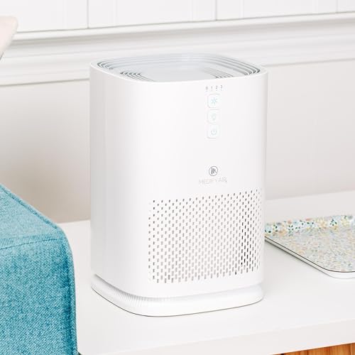 Medify MA-14 White Medium Room Air Purifier for Smoke, Odors, Pollen — 470 sq ft