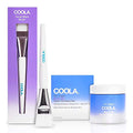 COOLA Organic Moon Silk Moisturizer and Brush Mothers¡¯ Day Bundle, Skin Barrier Protection and Care with Vitamin C
