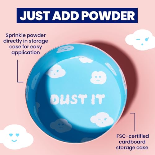Megababe Oversized Dust Puff Applicator - 6x3 Inch Powder and Makeup Tool - Pack of 2
