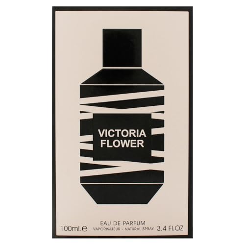 Victoria Flower Eau de Parfum Spray for Women 3.4 oz - Long-Lasting Floral Fragrance