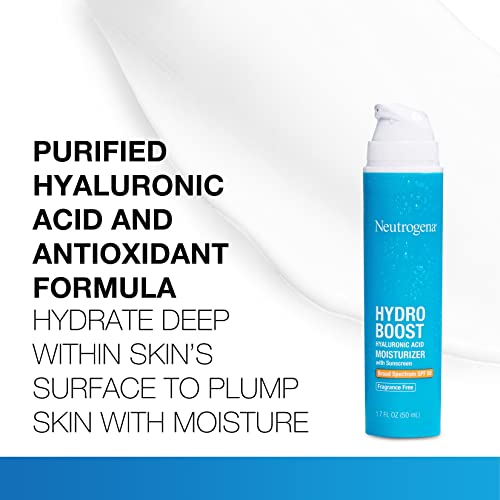 Hydro Boost SPF 50 Face Moisturizer with Hyaluronic Acid & Free Trial Cleanser