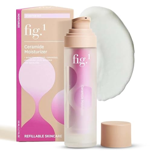 Fig.1 Ceramide Face Moisturizer Starter Kit 1.7 Fl Oz – Hydrating, Fragrance-Free, Refillable