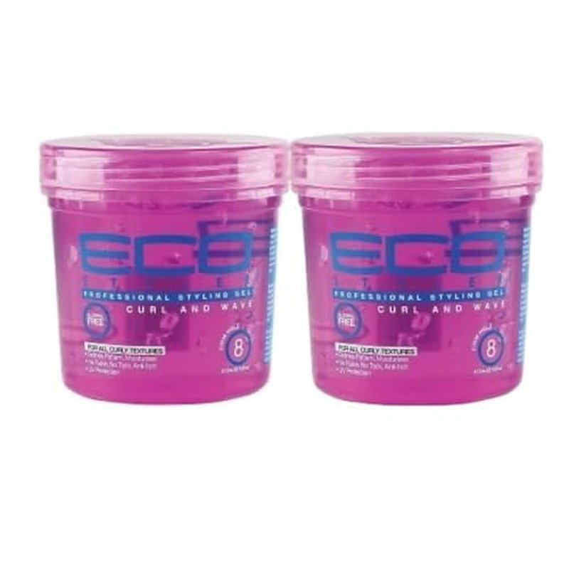 ECOCO EcoStyler Styling Gel, Curl and Wave, 16 oz (Pack of 2)
