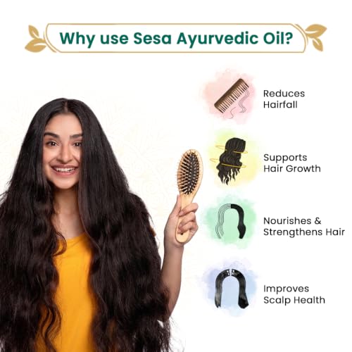 Ayurvedic Hair Care Kit for Hair Fall Control & Growth - 200ml Oil & Shampoo Set