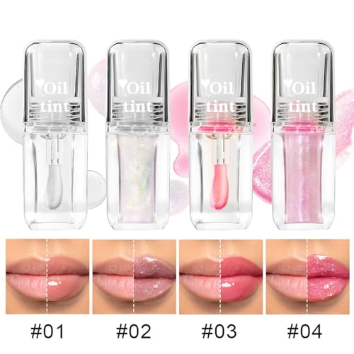 Warm Pearl Lip Oil - Magic Color Changing, Moisturizing, Reduces Lip Lines, Pearlescent Color Change