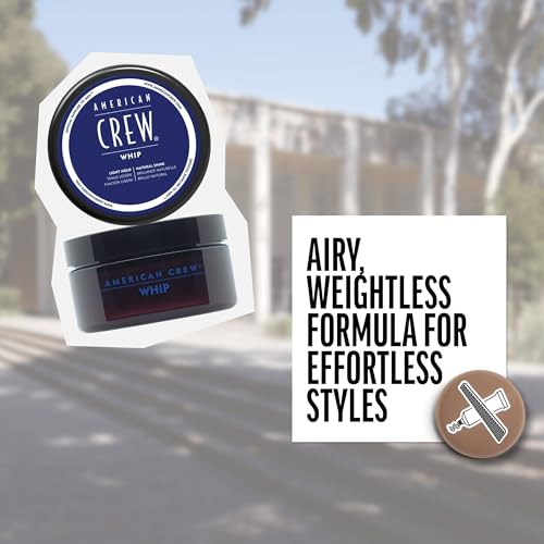 American Crew Whip Styling Cream Natural 3oz Pack of 2 - Light Hold & Shine