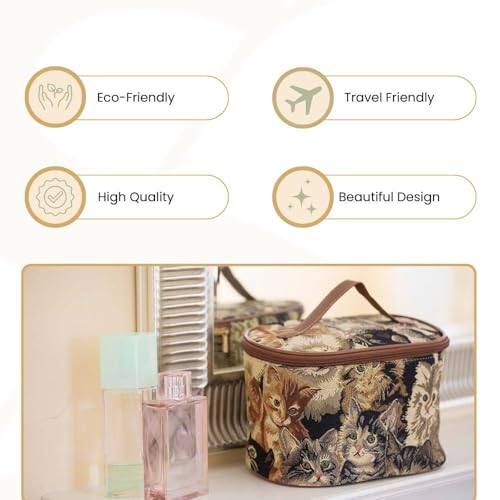 Cat Vanity Bag/Toiletry Case/Make-Up Bag - Available in 14 Designs
