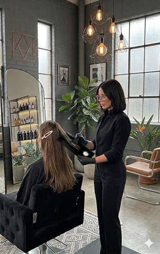 Hairaco Classic Black & White 5x11 Foil Board – Salon Foiling Paddle with Non-Patterned Working Side
