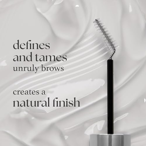 Clear Brow Gel, Flexible Hold & Natural Finish - Vegan-Friendly, 0.3oz