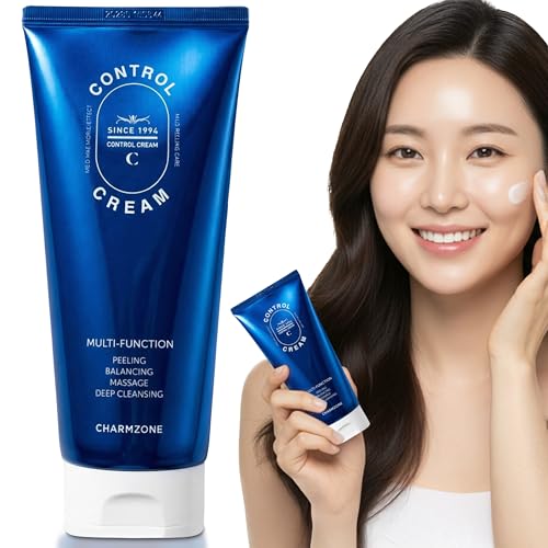 CHARMZONE Control Cream 150ml – Korean Exfoliating Face & Body Moisturizer with Variation 5.29 oz